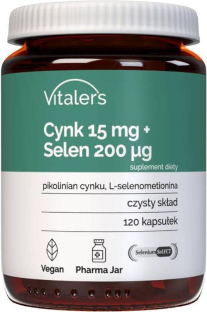 Zinco + selenio organico Vitaler's 120 capsule Immagine del prodotto 