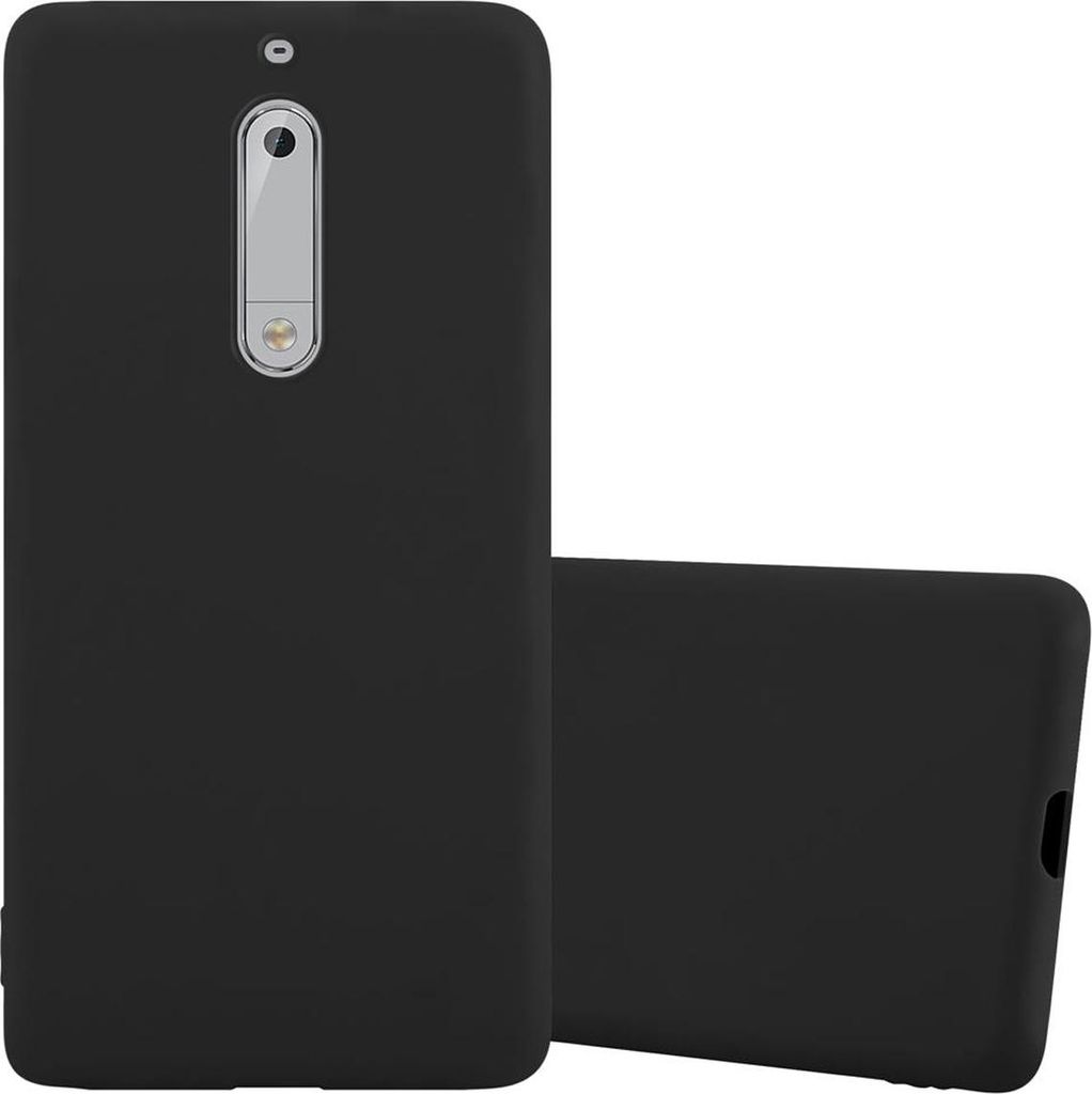 Cadorabo Hülle für Nokia 5 2017 Schutzhülle in Schwarz Produktbild 