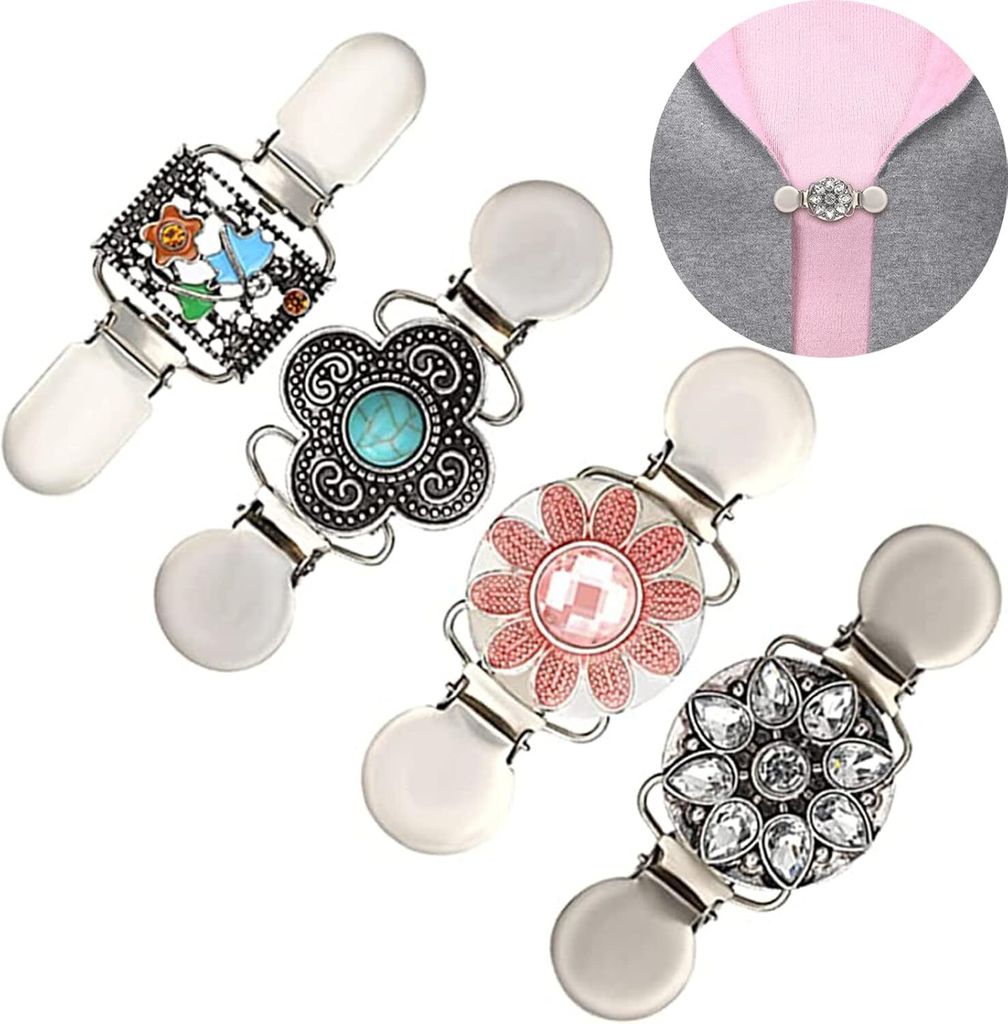 4 Stücke Clip Cardigan Strickjacken Clip Kleider Clip Produktbild 