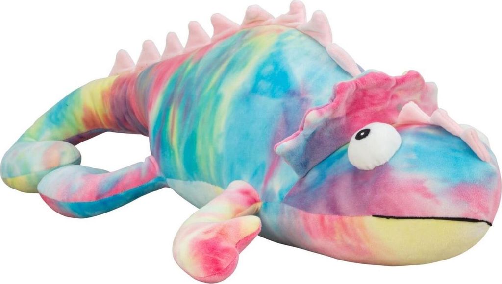 Chameleon Kuscheltier Plüsch bunt 65 cm  Plüschtier Produktbild 
