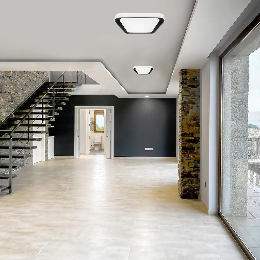 Plafonnier LED 38W à intensité variable QUADRO nuances de blanc 40cm