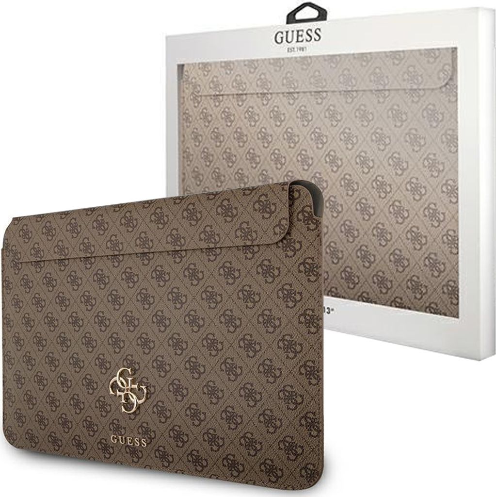 Guess Hlle GUCS13G4GFBR 13" brazowy /braun 4G Big Logo Produktbild 