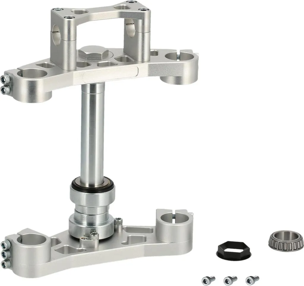 Pont de fourche AKF Nature fraisé CNC pour réglage précis moto