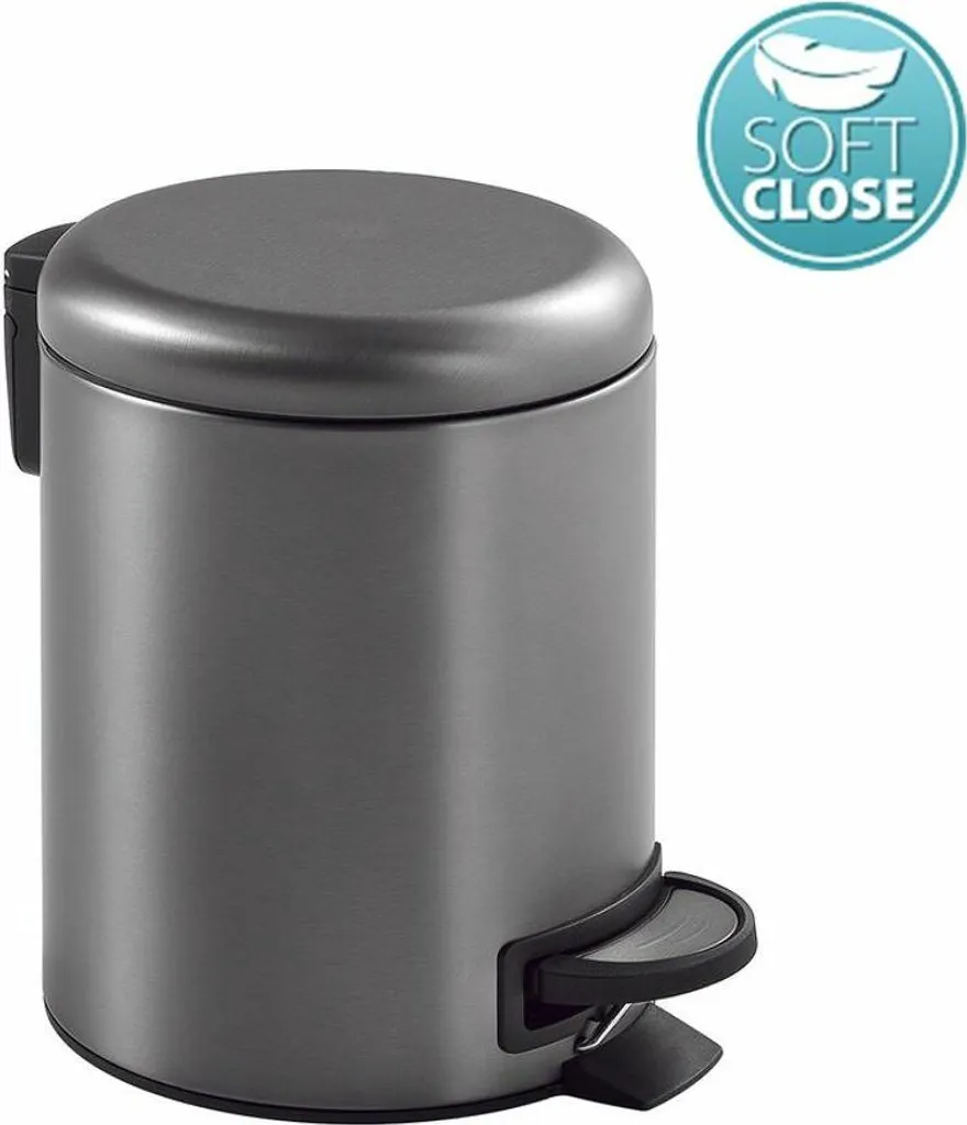Cestino POTTY 5L per un Bagno Ordinato - Finitura Canna di Fucile