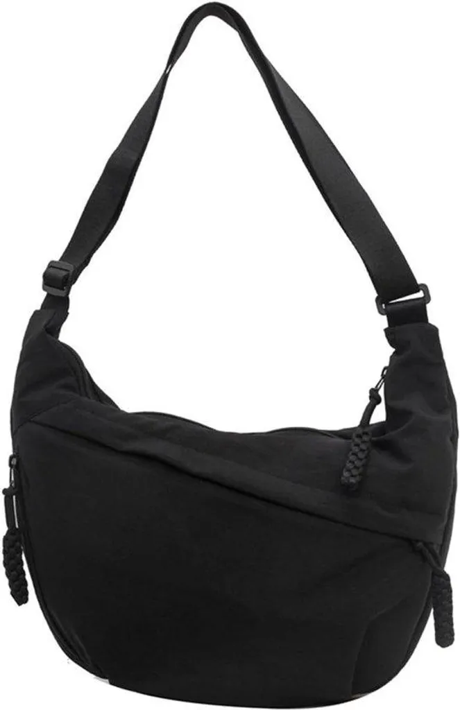 Petit sac à bandoulière en nylon pour femme - Sacoche légère et moderne
