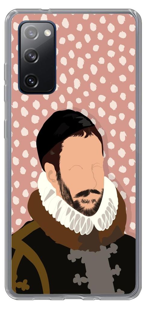 MuchoWow Handyhülle Schutzhülle Hülle für Telefoonhoesje Samsung Galaxy S20 FE Pastell - Wilhelm von Oranien - Tupfen - Alte Meister Silikon ...