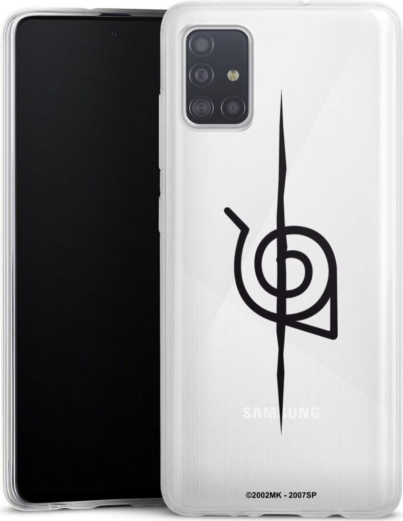 DeinDesign Slim Hülle für Samsung Galaxy A51 Silikon Case Ultra Dünn Handyhülle Naruto Shippuden Sasuke Konoha