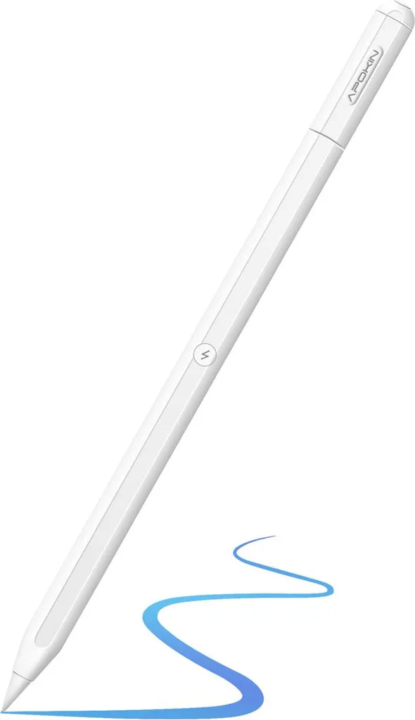 Stylet iPad Pro Anti-perte Magnétique Apokin avec Recharge USB-C 8h
