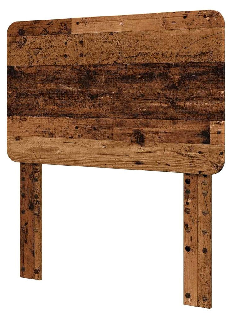 Kopfteil aus Altholz 90 cm, Holzwerkstoff, modernes Design, rechteckig, langlebige Schlafzimmermöbel, stilvolles Minimalismus-Design