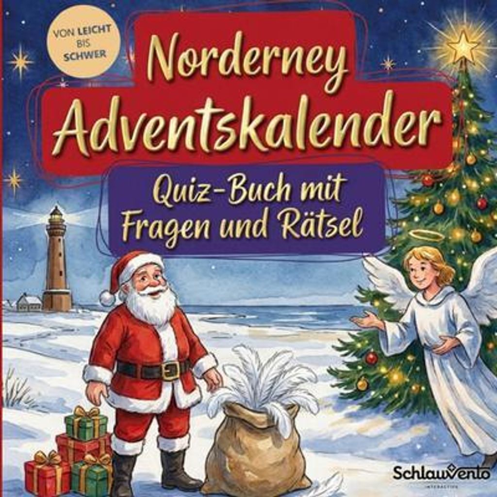 Norderney-Adventskalender: Quiz-Buch mit Fragen und Rätsel Produktbild 