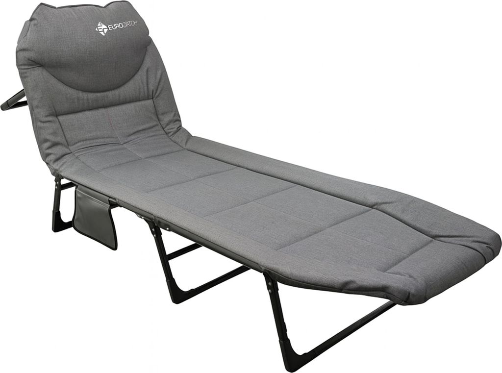 Eurocatch Lit de Camping Pliable Gris - Dossier Réglable 5 Image du produit 