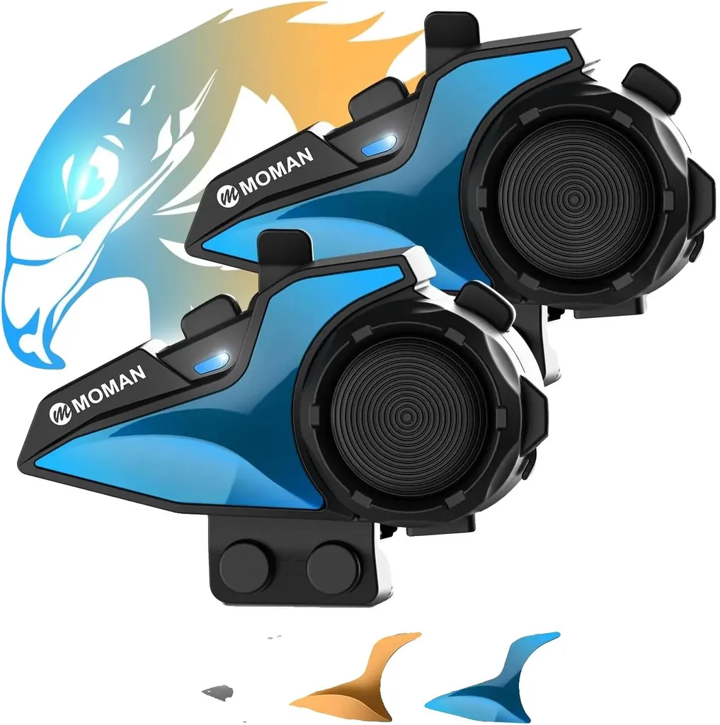 Intercom Moto pour Duo : Communiquez avec Clarté en Haute Fidélité (Pack 2)