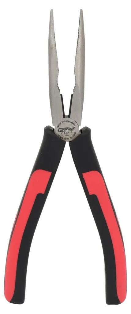 Pince bec long coudé KS Tools 115.2113 : finissez-en avec l'accès réduit