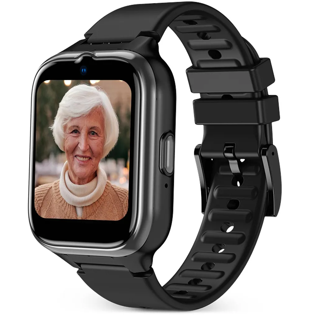Montre connectée senior avec bouton SOS pour rassurer la famille