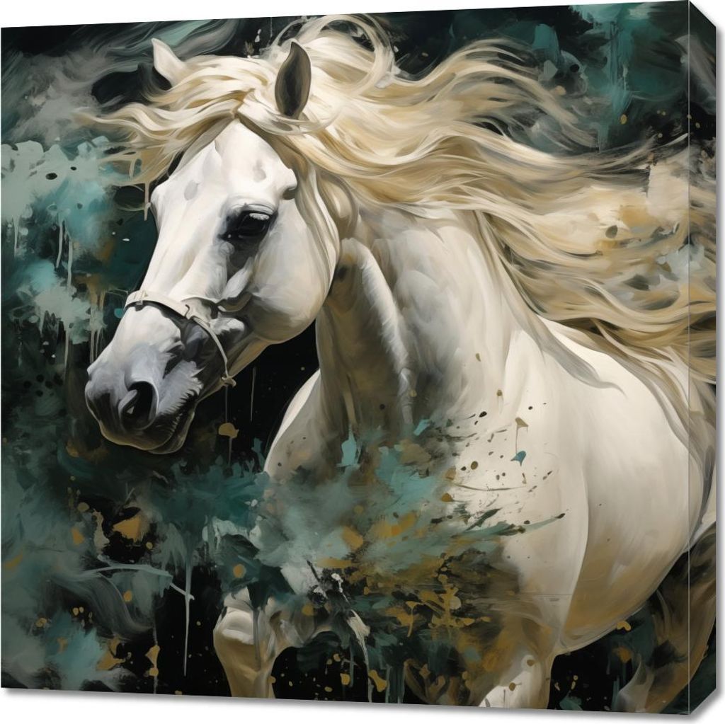 Bild 70x70cm Wilder Geist