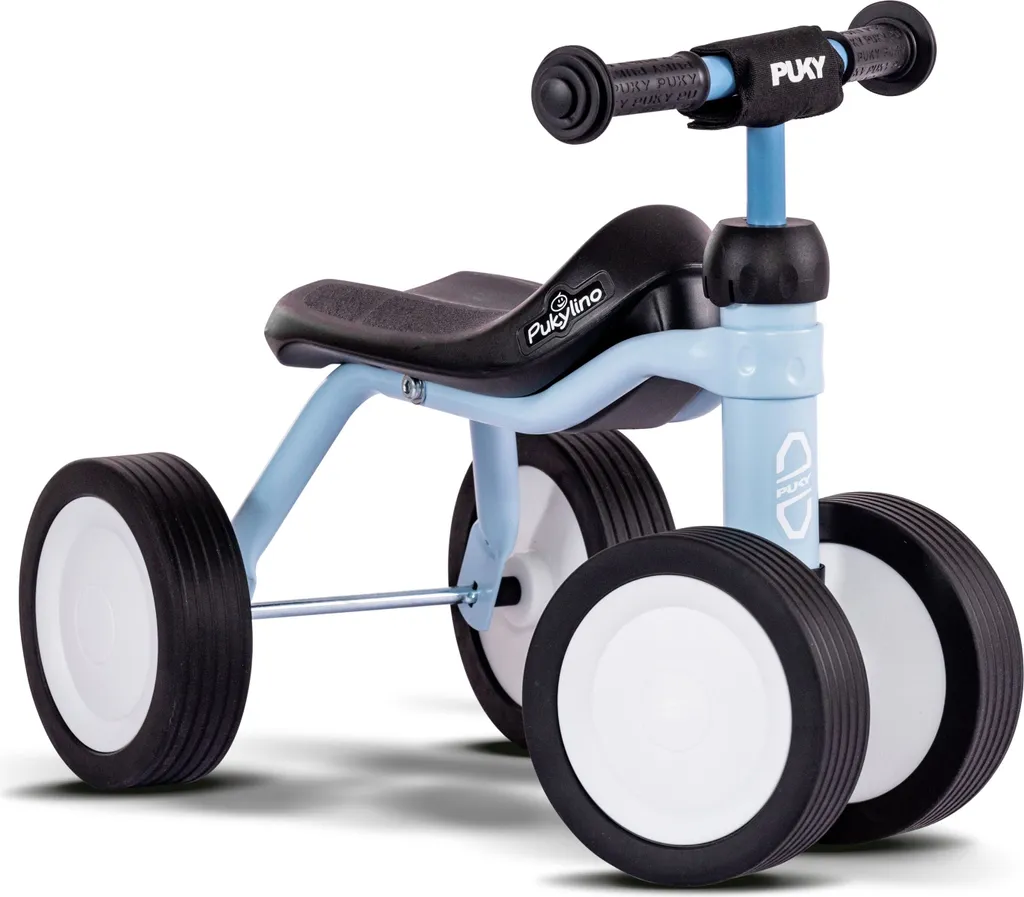 Trotteur Puky Pukylino bleu rétro idéal pour apprendre l'équilibre