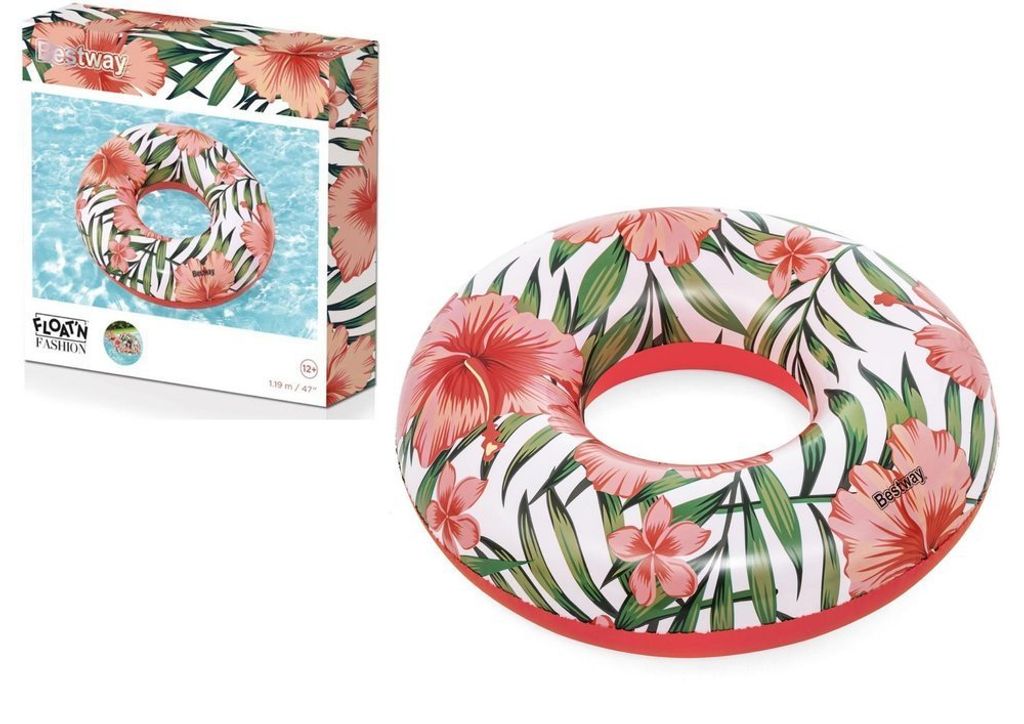 Bestway 36237 - Schwimmring Tropical Palms - Ø 119 cm Produktbild 