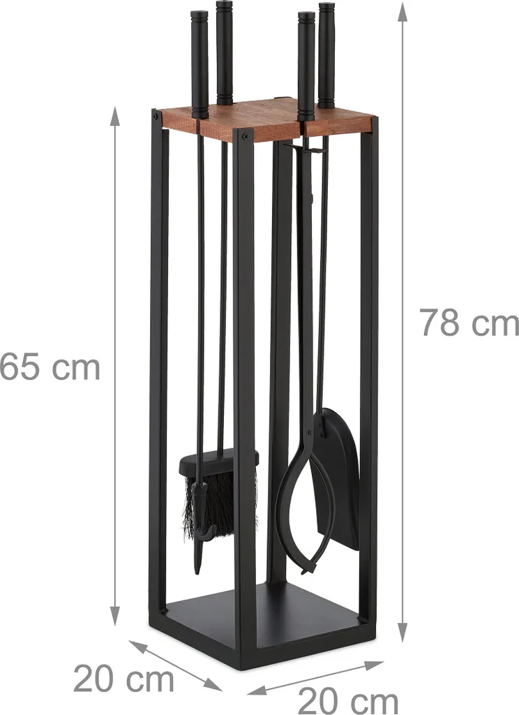 Set Attrezzi Camino RD47794: Performance e Ergonomia per Riscaldamento - 4