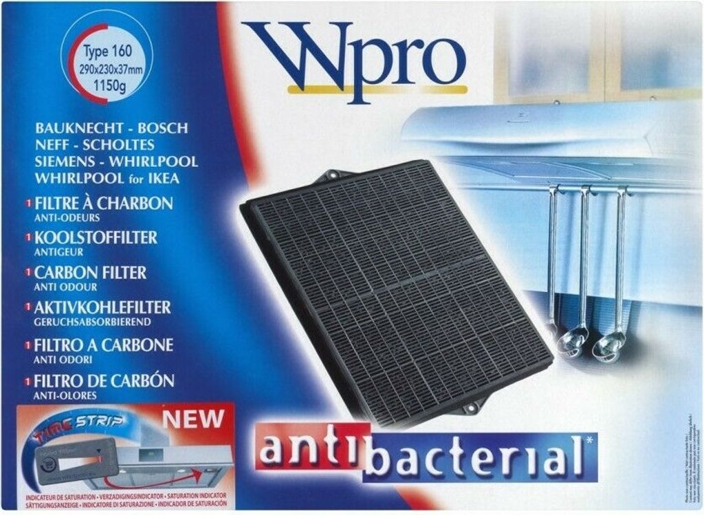 WPRO Aktivkohlefilter Type 160 / DKF41