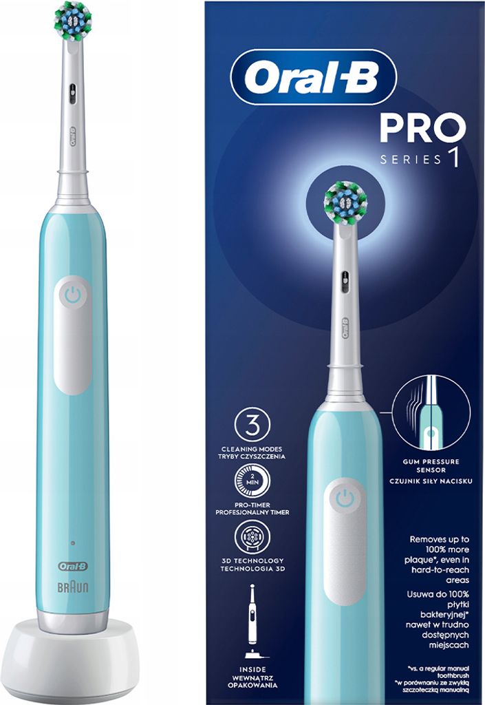Oral-B PRO1 Caribbean Blue Elektrische Zahnbürste Produktbild 1