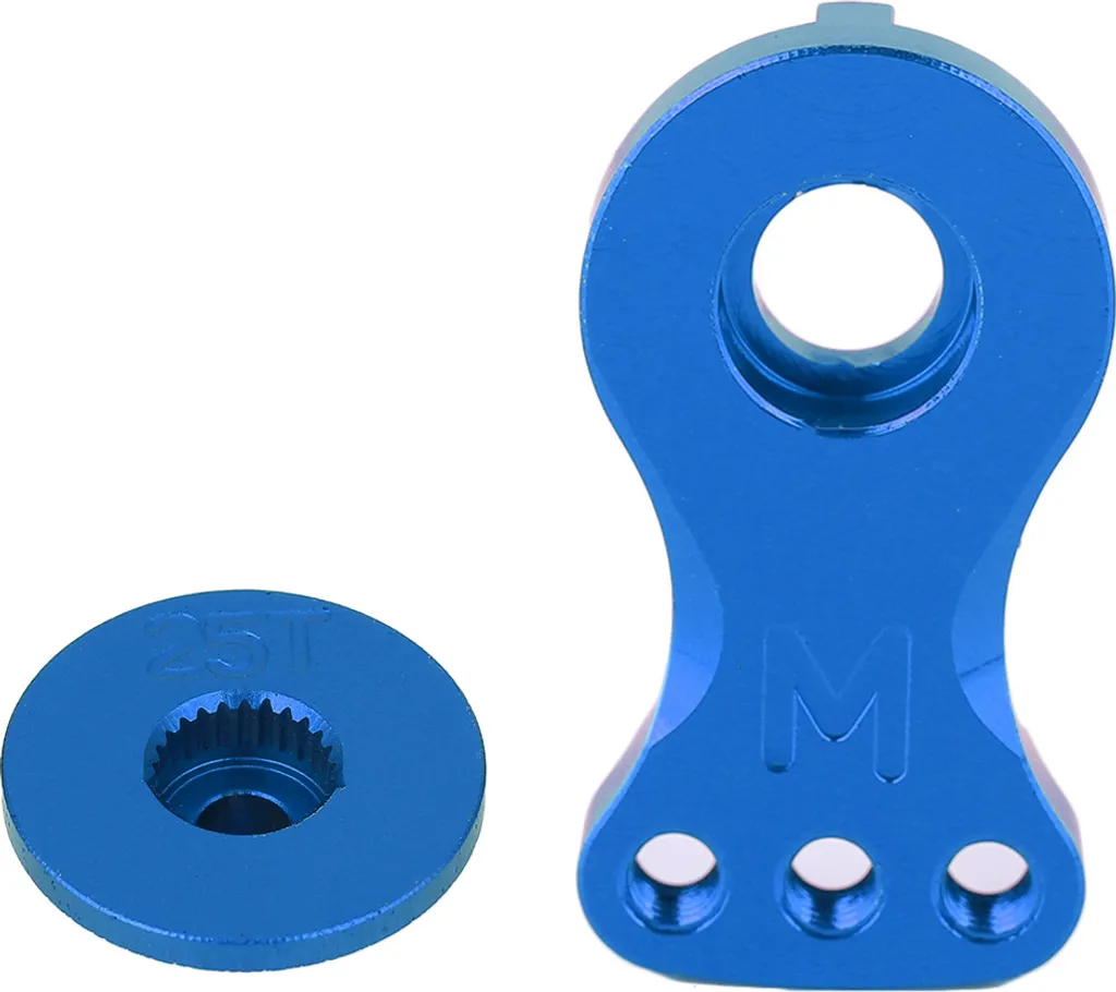 Bras De Direction 25T En Métal Pour RC - Pièce CNC Bleue Pour Voiture 1/10, Upgrade Durable Et Précis