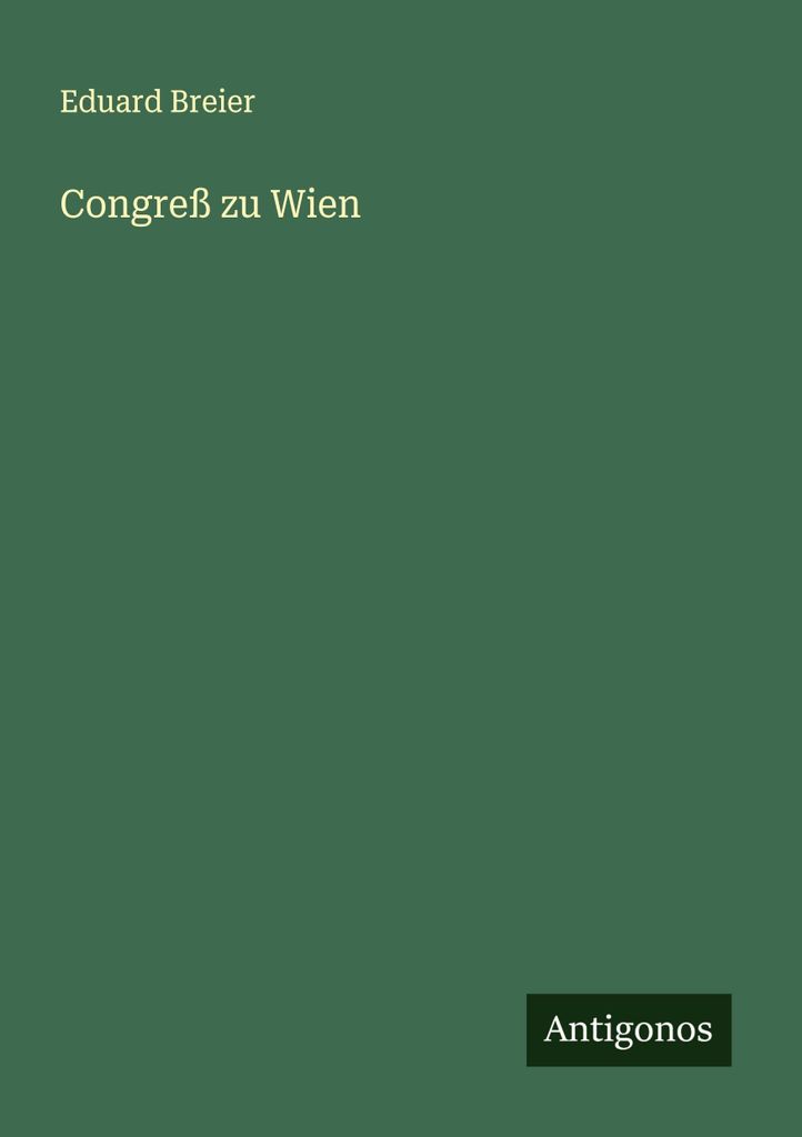 Congreß zu Wien