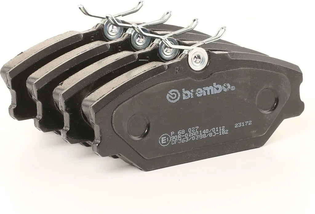 Brembo P 68 027 Plaquettes de Frein OE 410604441R pour Clio II et Laguna