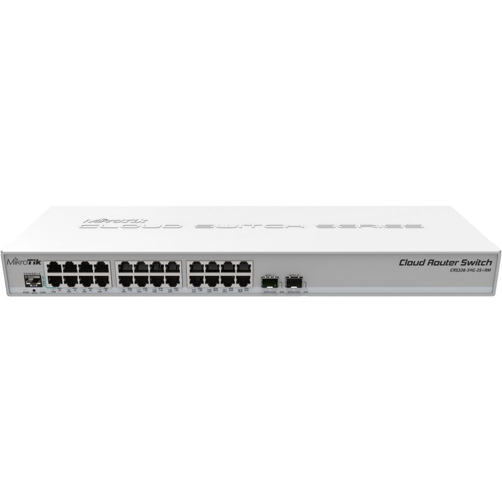 24+2P MikroTik CRS326-24G-2S+RM POE SFP+ M RM Produktbild 