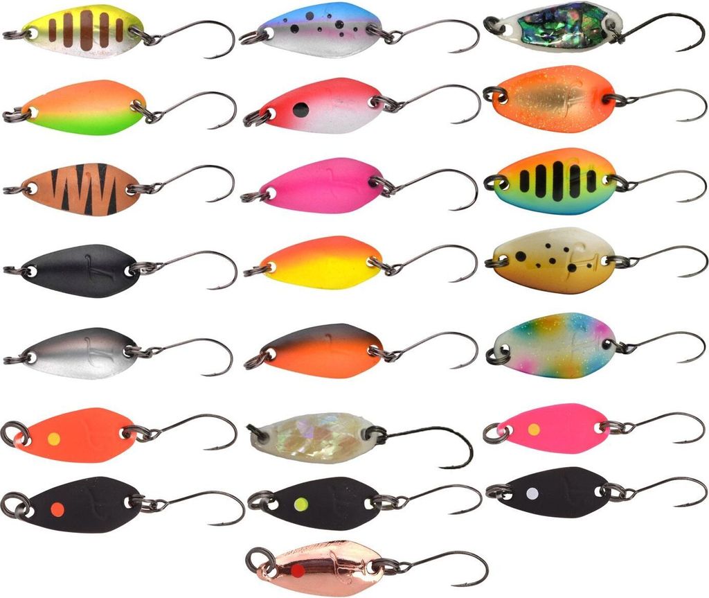 Trout Master Incy Spoon 0,5g | Black/Orange