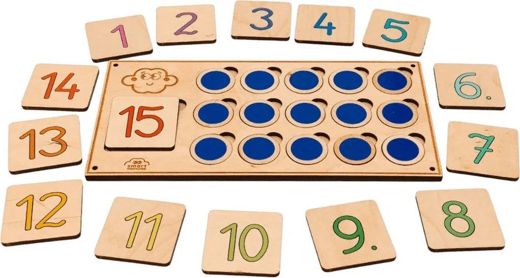 Matériel de comptage Montessori en bois pour l'éveil mathématique