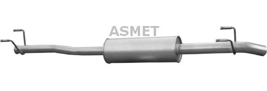 Pot d'échappement arrière pour Sprinter ASMET 2058 Acier Renforcé
