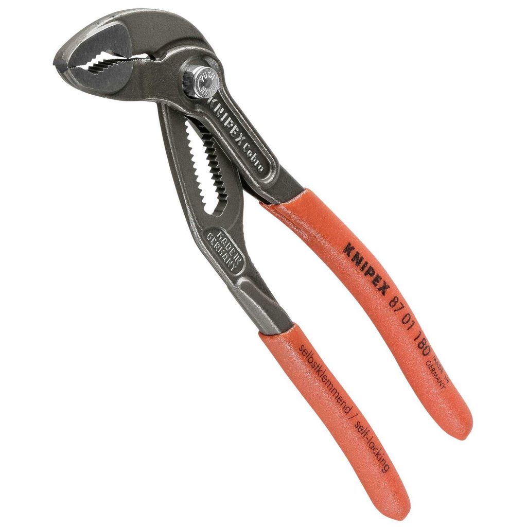 WORKPRO Lot de 2 pinces pour pompe à eau de 180 mm et 250 mm, poignées de tuyau réglables rapides, ensemble de pinces à joint coulissant avec grande