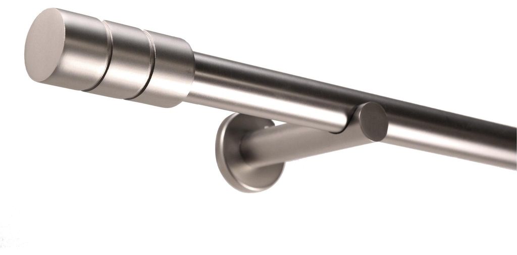 Deco-Raum Gardinenstange auf Maß Style Edelstahl-optik Produktbild 