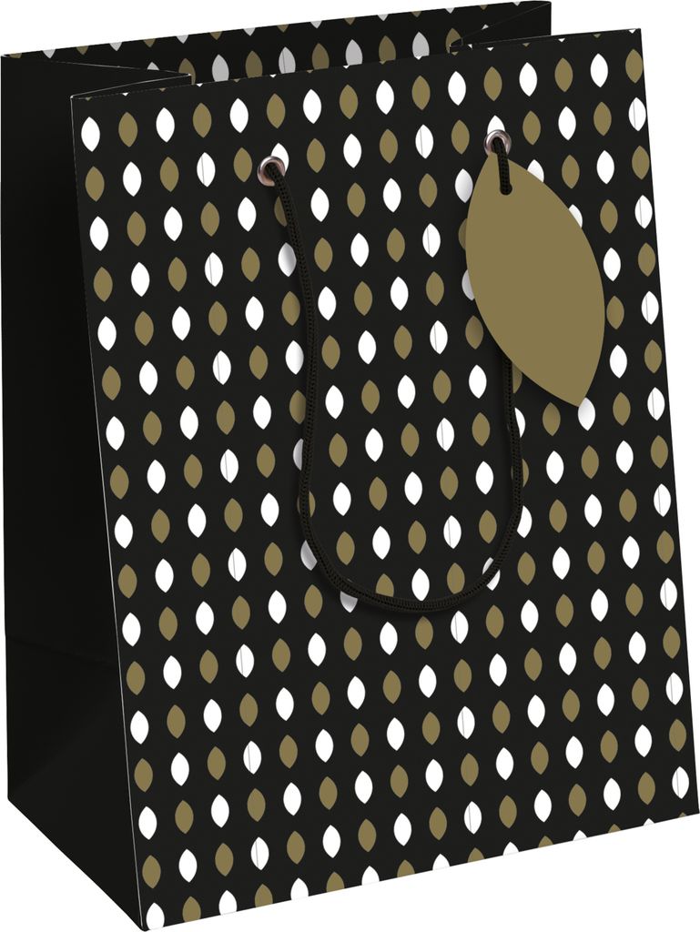 Clairefontaine 6x Elegant, Geschenktasche M 21,5x10,2x25,3cm Schwarz 32490-3C