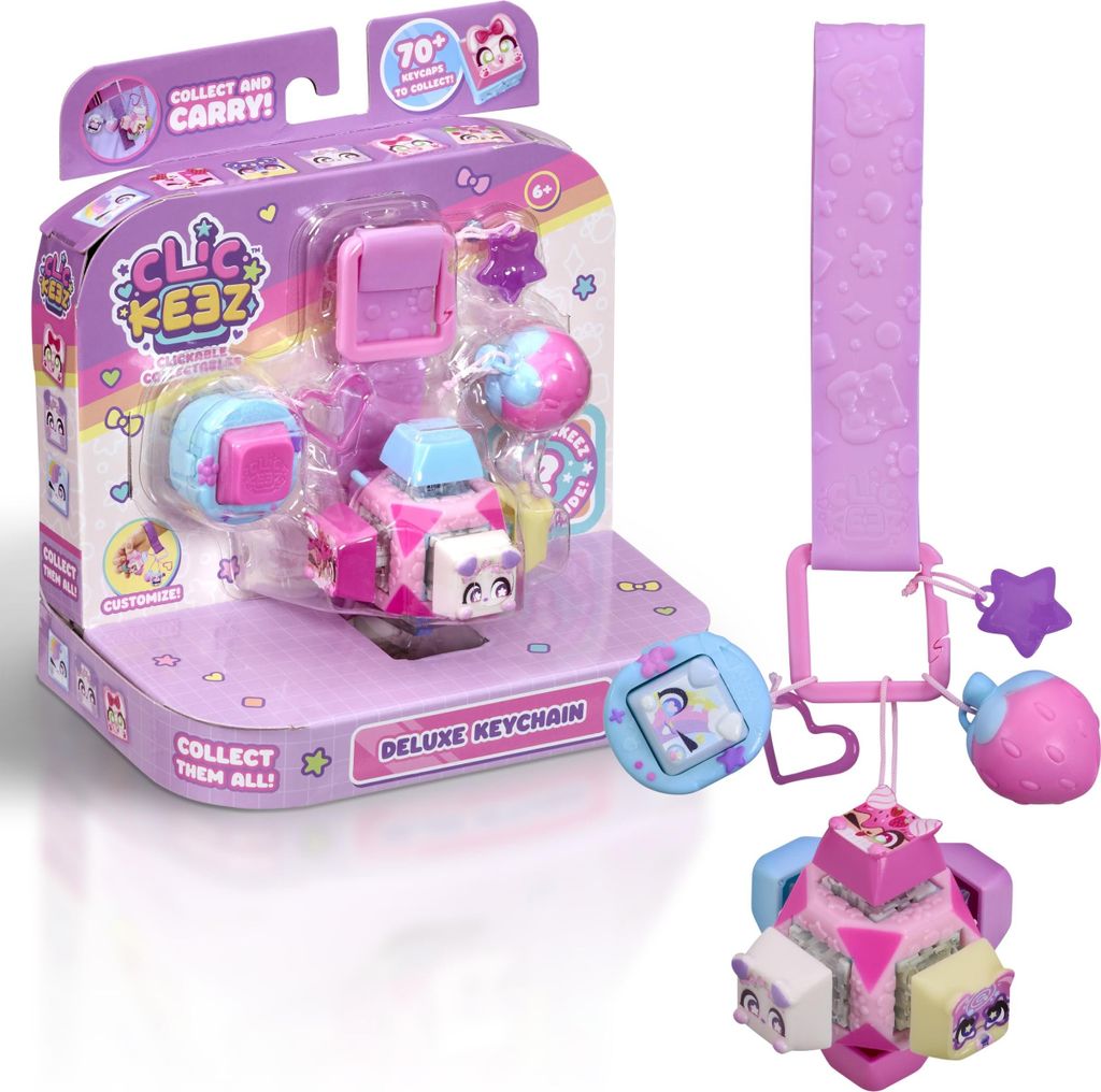 CLICKEEZ Deluxe Keychain, 7 klickbare Überraschungen mit Produktbild 