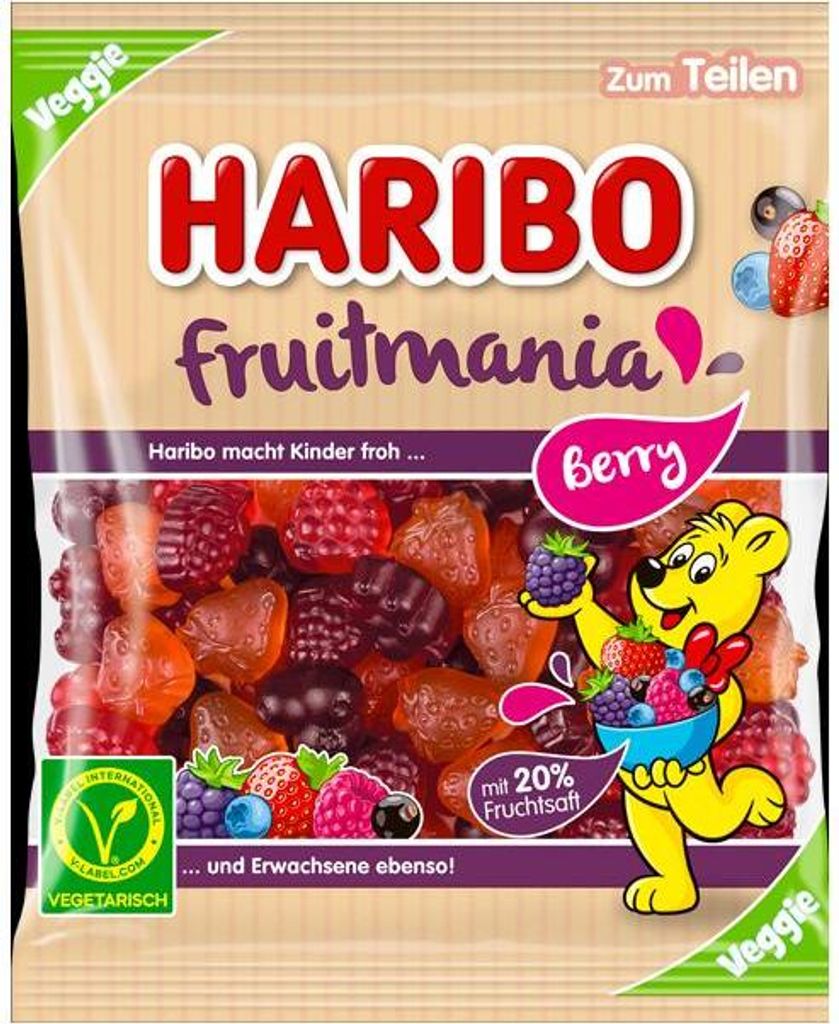 Haribo 160G Fruitmania Beere /20 (4001686327814) Produktbild 
