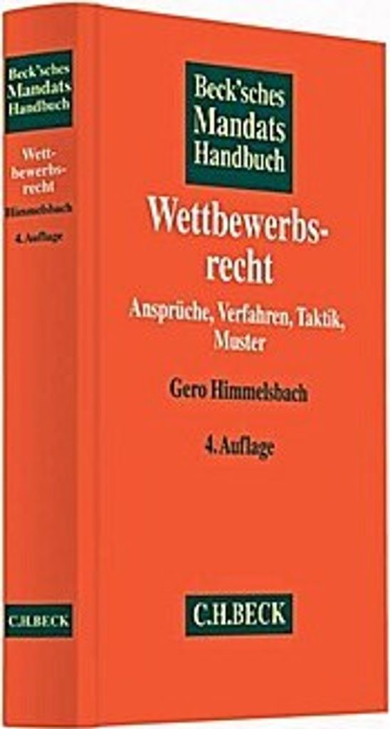 Beck'sches Mandatshandbuch Wettbewerbsrecht