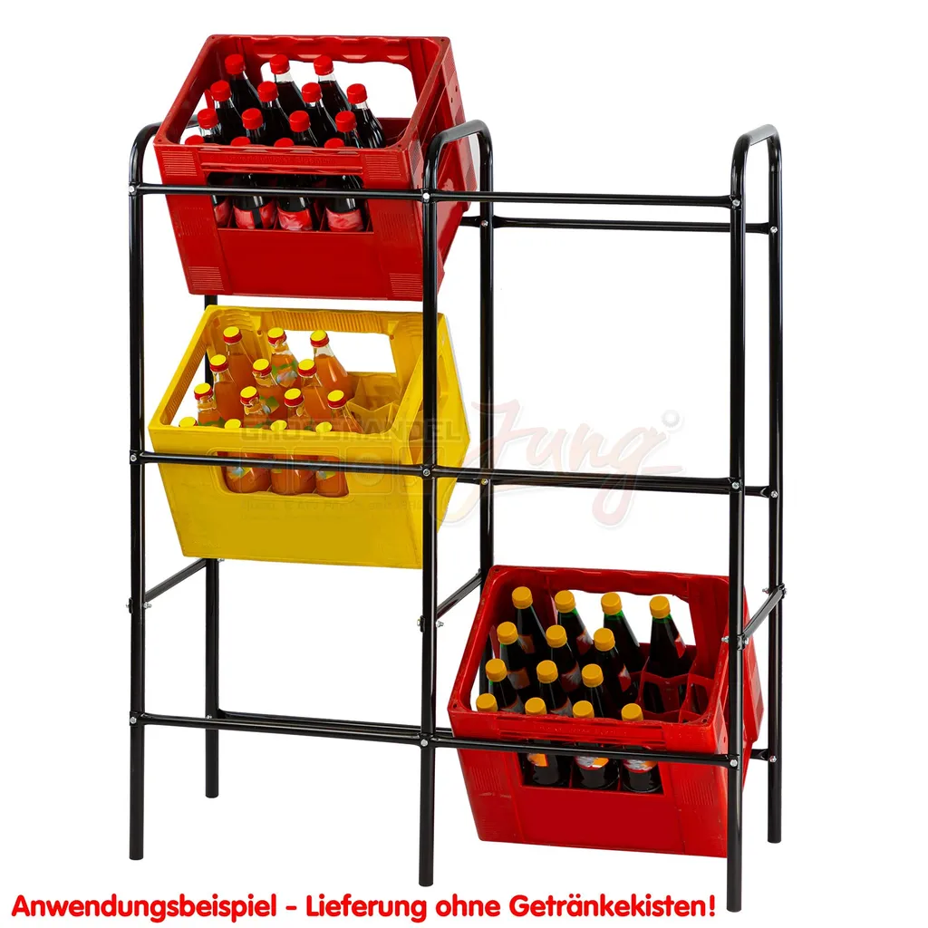 Support de casiers à bouteilles pour optimiser le rangement du garage - 3