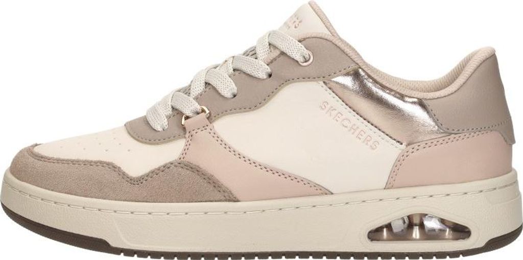 Skechers Uno CTL - Subtle Shimmer Sneakers Laag - Taupe - Maat 36