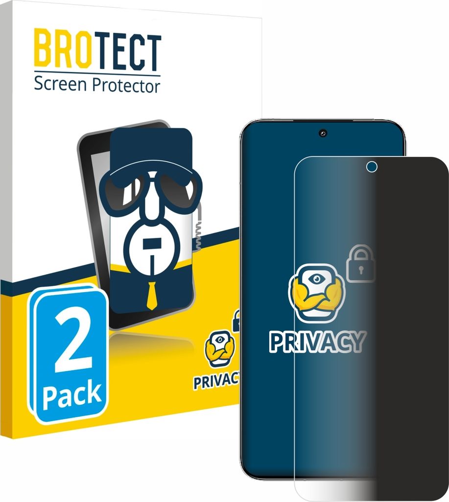 2x BROTECT Sichtschutzfolie für Xiaomi 15 Anti-Spy Privacy Produktbild 