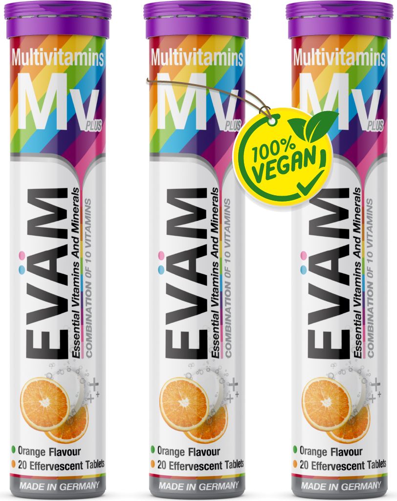 Multivitamin Brausetabletten, Kombination aus 10 Vitaminen Produktbild 