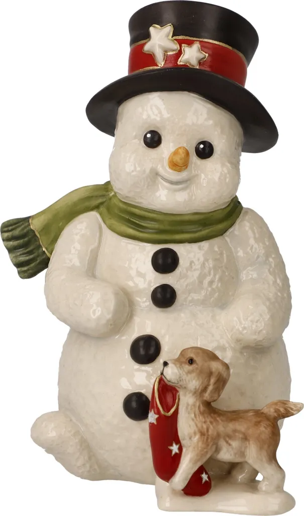 Figurina Goebel Mein treuer Freund 12cm - Decorazione Invernale Gres
