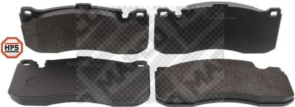 MAPCO Bremsbeläge Satz Vorne für BMW 3 Touring (E91) 6626HPS