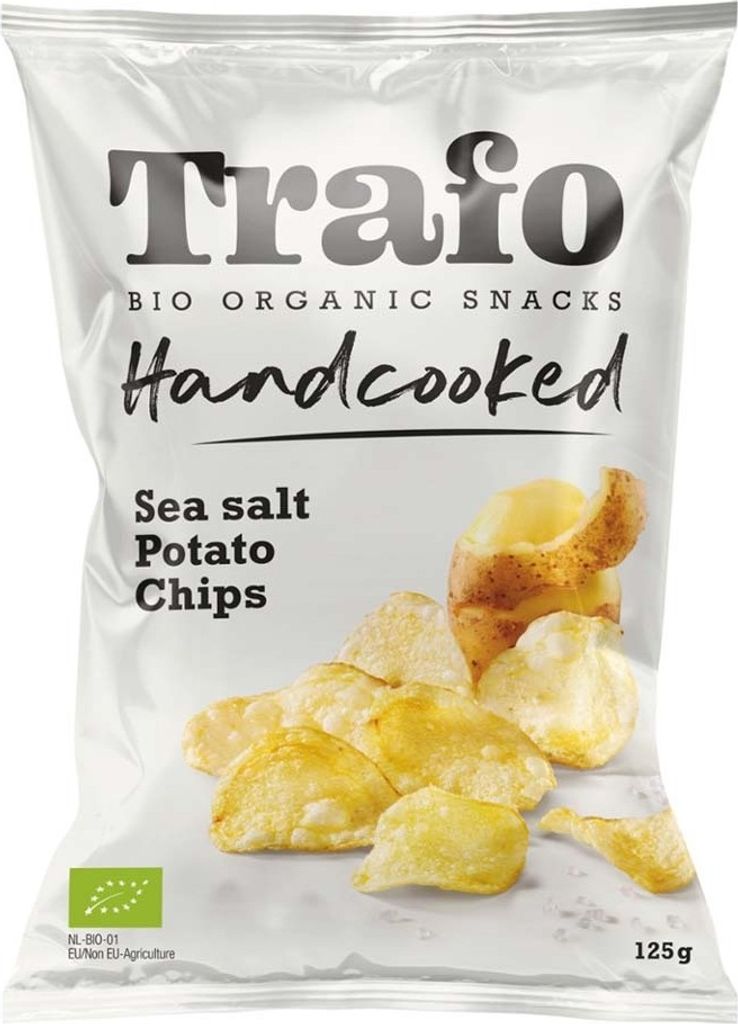 Chips cuites à la main - salées 125g Image du produit 