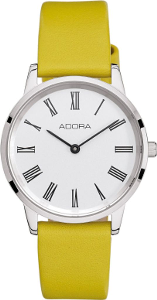 ADORA AT5539 Uhr Damen Uhr Quarz Edelstahl Leder Produktbild 