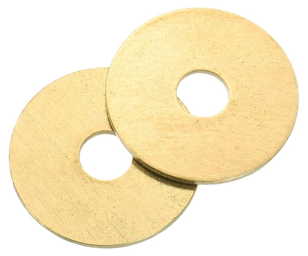 Set mit 10 Ringen, Sortiment M5 x 20 mm x 1 mm Messingringe, flache Sicherungsringe, Dichtungsringe, Metallringe für Schrauben, Bolzen und Muttern