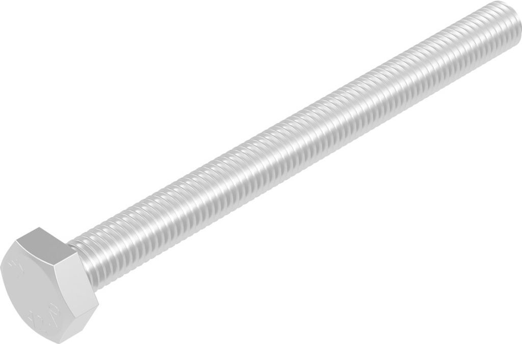 SECCARO Sechskantschraube M6 x 70 mm, Edelstahl V2A VA A2, DIN 933 / ISO 4017, Außensechskant, 20 Stück