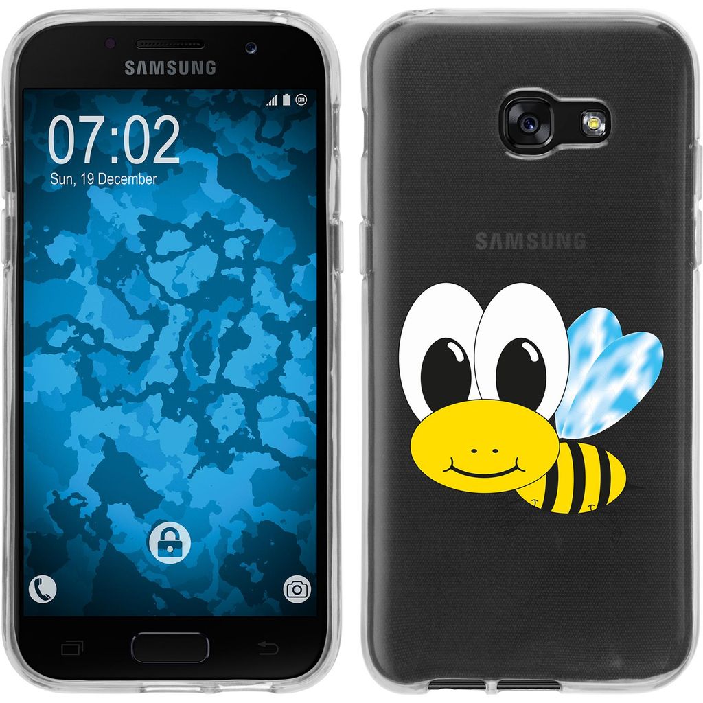 PhoneNatic Case kompatibel mit Samsung Galaxy A7 (2017) Silikon-Hülle Cutiemals M1