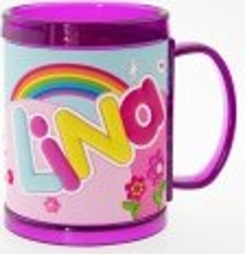 John Hinde Namensbecher für Kinder Name Lina Produktbild 
