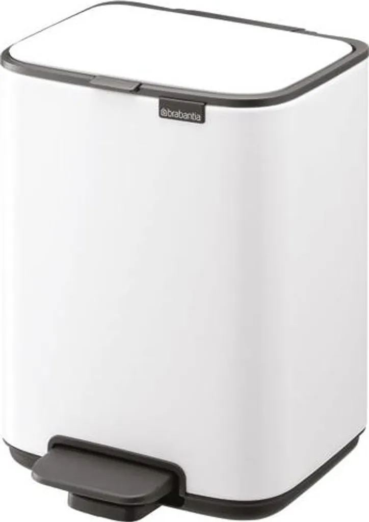 Pattumiera Bo Brabantia Bianca 4 Litri | Organizzazione Bagno e Ufficio